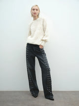 Sweter Akep ze ściegiem koronkowym Akep