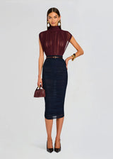 Spódnica midi Ada Seroya Seroya