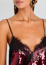 Sukienka Olive z koronką i cekinami  Retrofete Retrofete