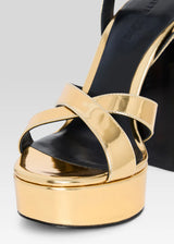 Sandały złote Melodia Retrofete Retrofete