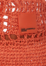 Kapelusz z Rafii Karl Lagerfeld Karl Lagerfeld