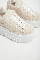 Sneakersy Senales Faux Fur Casadei Casadei