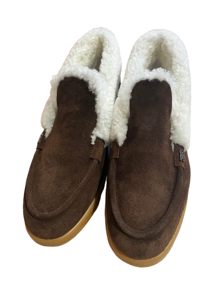 Buty z futerkiem Casadei Casadei