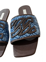Klapki Denim C-Chain Casadei Casadei