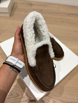 Buty z futerkiem Casadei Casadei