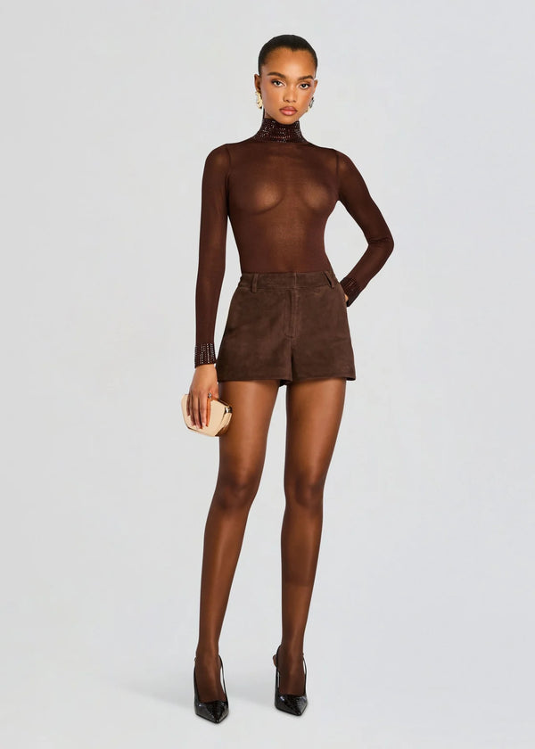 Szorty zamszowe Naya Leather Retrofete