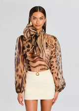 Koszula jedwabna PEREGRINE SILK BLOUSE Retrofete Retrofete
