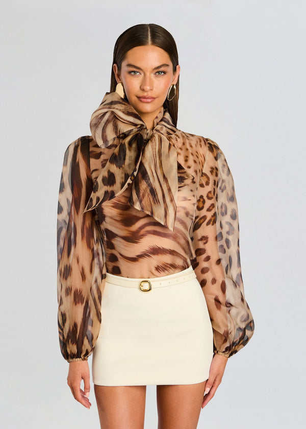 Koszula jedwabna PEREGRINE SILK BLOUSE Retrofete