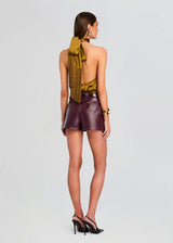Szorty skórzane Naya Leather Shirt Retrofete Magnific Boutique