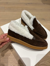 Buty z futerkiem Casadei Casadei