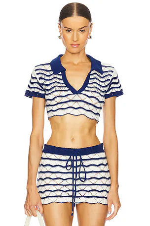 Set dzianinowy Coco Ocean Stripes Bananhot