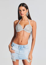 Top Reign Crystal Bra Retrofete Retrofete